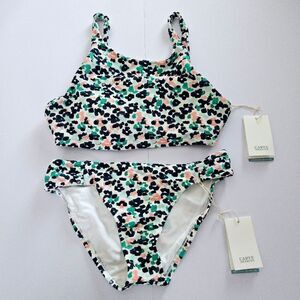 Women's Carve Designs Bloom Texture Bikini Size Medium Zuri Top Cardiff Bottom